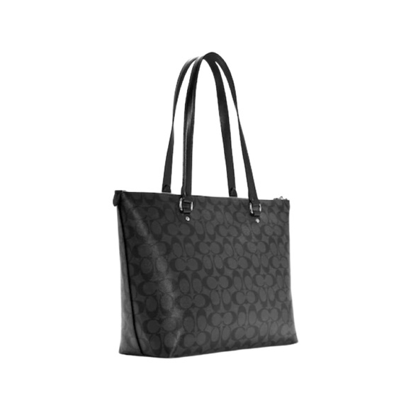 Coach Gallery Tote In Signature Canvas - Picture 2 of 6